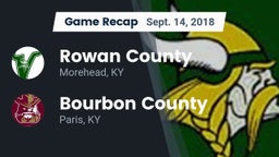 Recap: Rowan County  vs. Bourbon County  2018