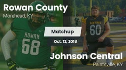 Matchup: Rowan County vs. Johnson Central  2018