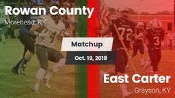 Matchup: Rowan County vs. East Carter  2018