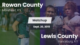 Matchup: Rowan County vs. Lewis County  2019