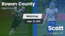Matchup: Rowan County vs. Scott  2019