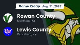 Recap: Rowan County  vs. Lewis County  2023