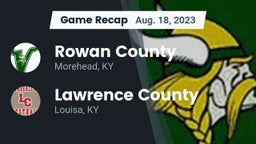 Recap: Rowan County  vs. Lawrence County  2023