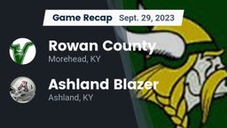 Recap: Rowan County  vs. Ashland Blazer  2023