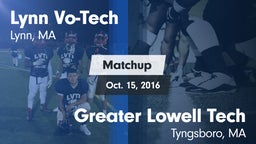 Matchup: Lynn Vo-Tech vs. Greater Lowell Tech  2016