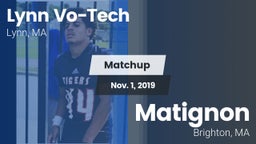 Matchup: Lynn Vo-Tech vs. Matignon 2019