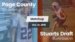 Matchup: Page County vs. Stuarts Draft  2016