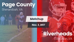 Matchup: Page County vs. Riverheads  2017