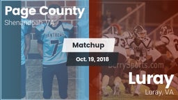 Matchup: Page County vs. Luray  2018