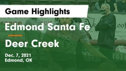 Edmond Santa Fe vs Deer Creek  Game Highlights - Dec. 7, 2021