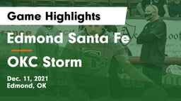 Edmond Santa Fe vs OKC Storm Game Highlights - Dec. 11, 2021
