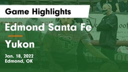 Edmond Santa Fe vs Yukon  Game Highlights - Jan. 18, 2022