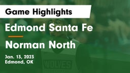 Edmond Santa Fe vs Norman North  Game Highlights - Jan. 13, 2023