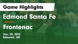 Edmond Santa Fe vs Frontenac  Game Highlights - Jan. 20, 2023