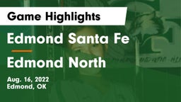 Edmond Santa Fe vs Edmond North  Game Highlights - Aug. 16, 2022