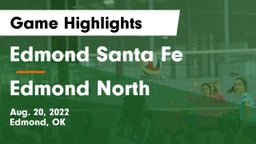 Edmond Santa Fe vs Edmond North  Game Highlights - Aug. 20, 2022