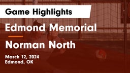 Edmond Memorial  vs Norman North  Game Highlights - March 12, 2024