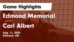 Edmond Memorial  vs Carl Albert Game Highlights - Aug. 11, 2020