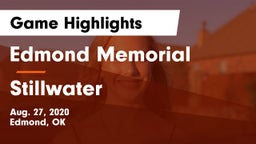 Edmond Memorial  vs Stillwater  Game Highlights - Aug. 27, 2020