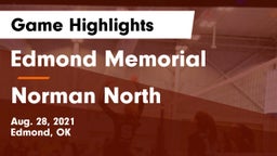 Edmond Memorial  vs Norman North  Game Highlights - Aug. 28, 2021