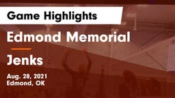 Edmond Memorial  vs Jenks  Game Highlights - Aug. 28, 2021