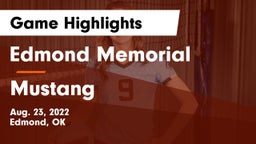 Edmond Memorial  vs Mustang  Game Highlights - Aug. 23, 2022