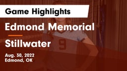 Edmond Memorial  vs Stillwater  Game Highlights - Aug. 30, 2022