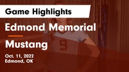 Edmond Memorial  vs Mustang  Game Highlights - Oct. 11, 2022