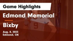 Edmond Memorial  vs Bixby  Game Highlights - Aug. 8, 2023
