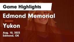 Edmond Memorial  vs Yukon  Game Highlights - Aug. 10, 2023
