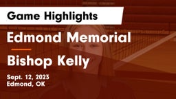 Edmond Memorial  vs Bishop Kelly Game Highlights - Sept. 12, 2023