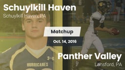 Matchup: Schuylkill Haven vs. Panther Valley  2016