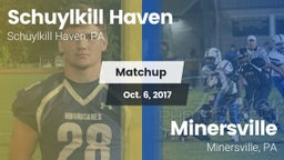 Matchup: Schuylkill Haven vs. Minersville  2017