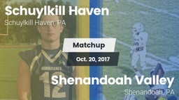 Matchup: Schuylkill Haven vs. Shenandoah Valley  2017