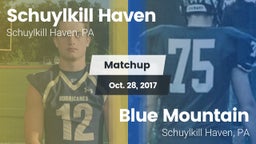 Matchup: Schuylkill Haven vs. Blue Mountain  2017