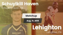 Matchup: Schuylkill Haven vs. Lehighton  2018