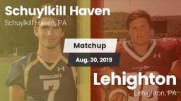 Matchup: Schuylkill Haven vs. Lehighton  2019
