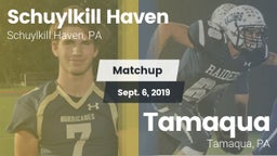 Matchup: Schuylkill Haven vs. Tamaqua  2019