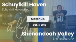 Matchup: Schuylkill Haven vs. Shenandoah Valley  2019