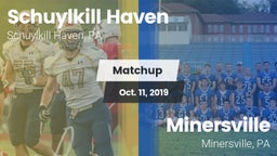 Matchup: Schuylkill Haven vs. Minersville  2019