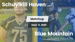 Matchup: Schuylkill Haven vs. Blue Mountain  2020