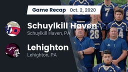 Recap: Schuylkill Haven  vs. Lehighton  2020