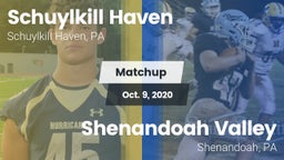 Matchup: Schuylkill Haven vs. Shenandoah Valley  2020