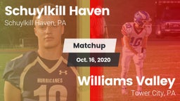 Matchup: Schuylkill Haven vs. Williams Valley  2020