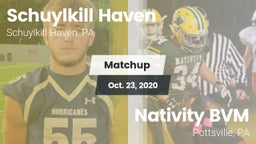 Matchup: Schuylkill Haven vs. Nativity BVM  2020