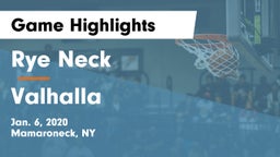 Rye Neck  vs Valhalla Game Highlights - Jan. 6, 2020