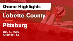 Labette County  vs Pittsburg  Game Highlights - Oct. 13, 2020