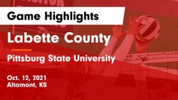 Labette County  vs Pittsburg State University Game Highlights - Oct. 12, 2021