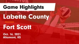 Labette County  vs Fort Scott  Game Highlights - Oct. 16, 2021