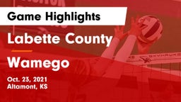 Labette County  vs Wamego  Game Highlights - Oct. 23, 2021